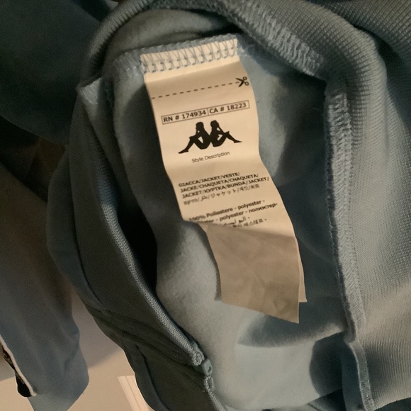 NWT Palace Kappa Blue Track Top Large - Picture 13 of 16